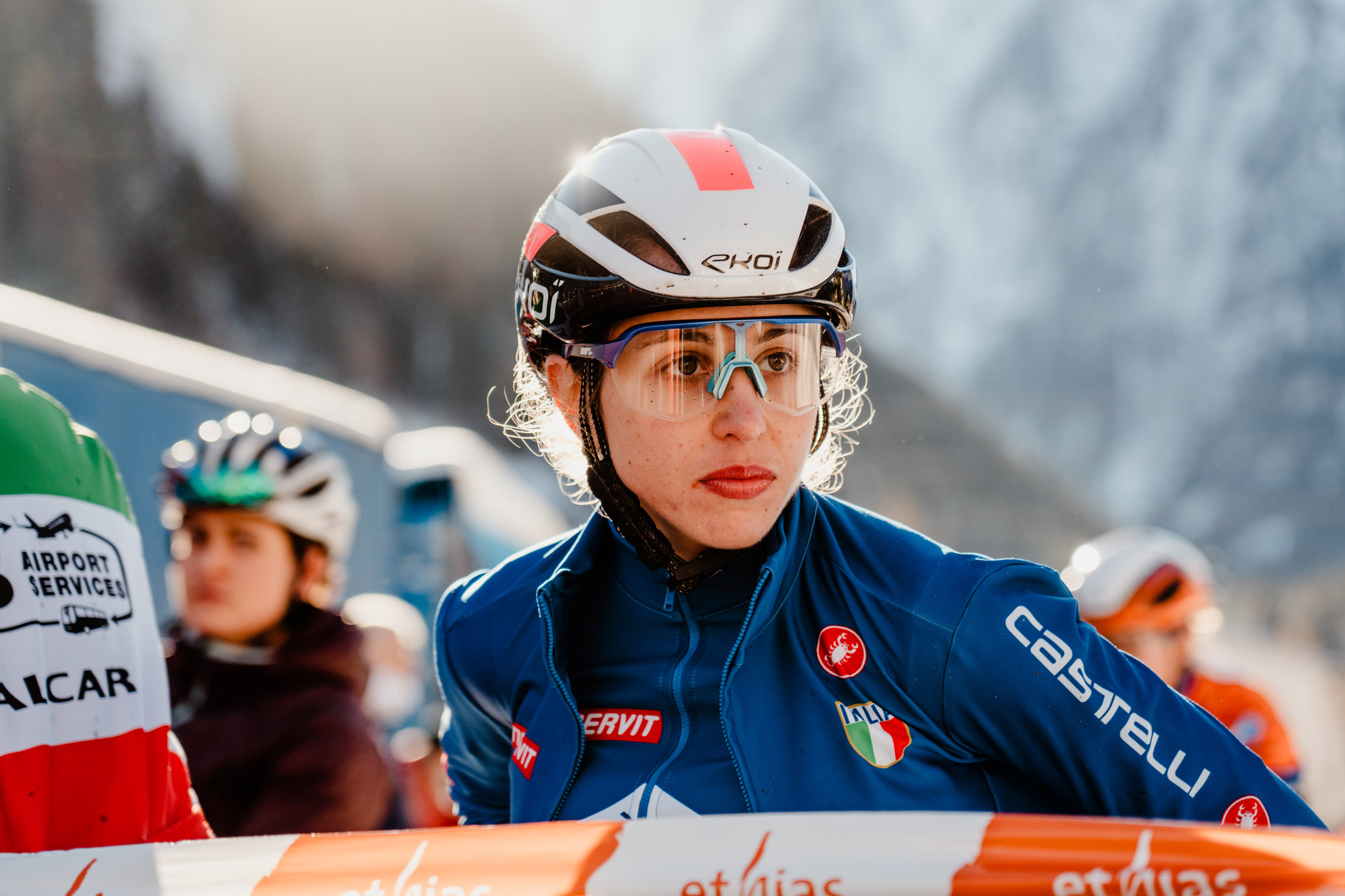 Silvia Persico, con los colores de la selección nacional italiana. (c) UCI Cyclocross World Cup