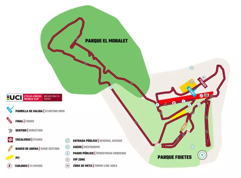 Circuito de la Copa del Mundo de Ciclocross UCI – Benidorm Costa Blanca 2023