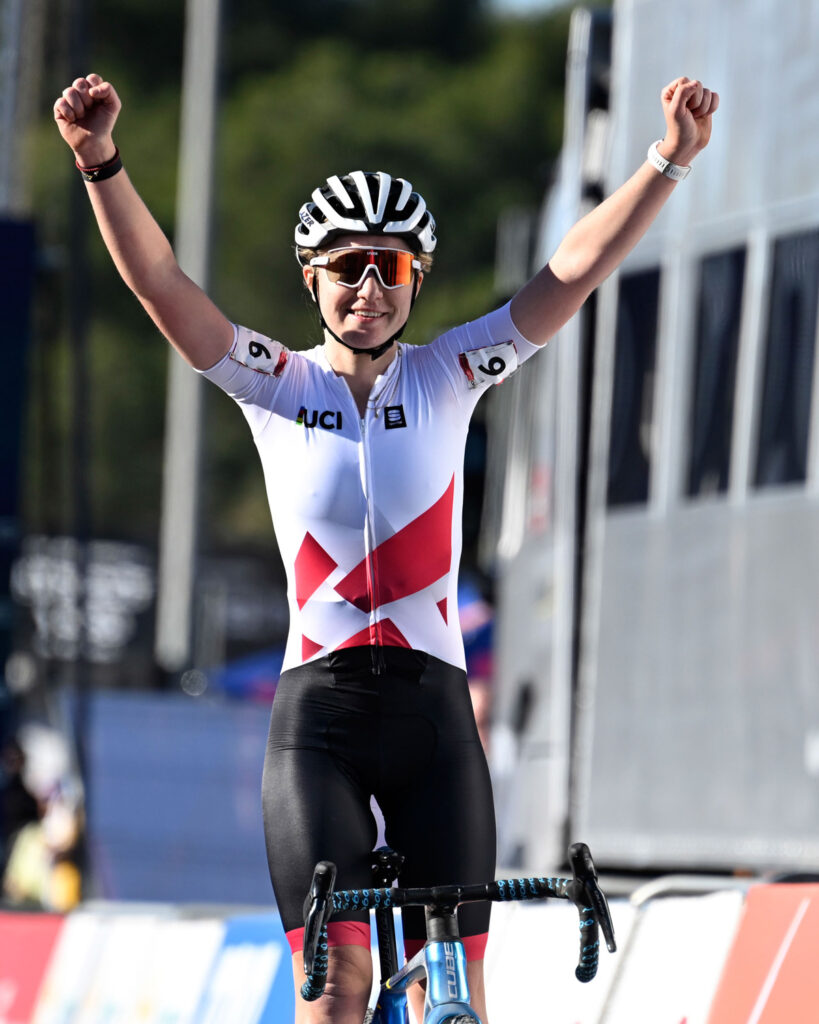Lauren Molengraaf, triunfadora de la categoría juvenil femenina. (c) BenidormCX / Sprint Cycling