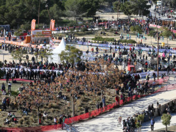 Vista del circuito de la edición 2023 de la Copa del Mundo de Ciclocross UCI - Benidorm Costa Blanca. Foto de BenidormCX / Álvaro García Herrero