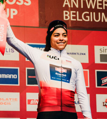 Ceylin del Carmen Alvarado (Alpecin-Deceuninck) es líder Elite femenina de la Copa del Mundo de Ciclocross UCI. Foto de UCI Cyclo-cross World Cup