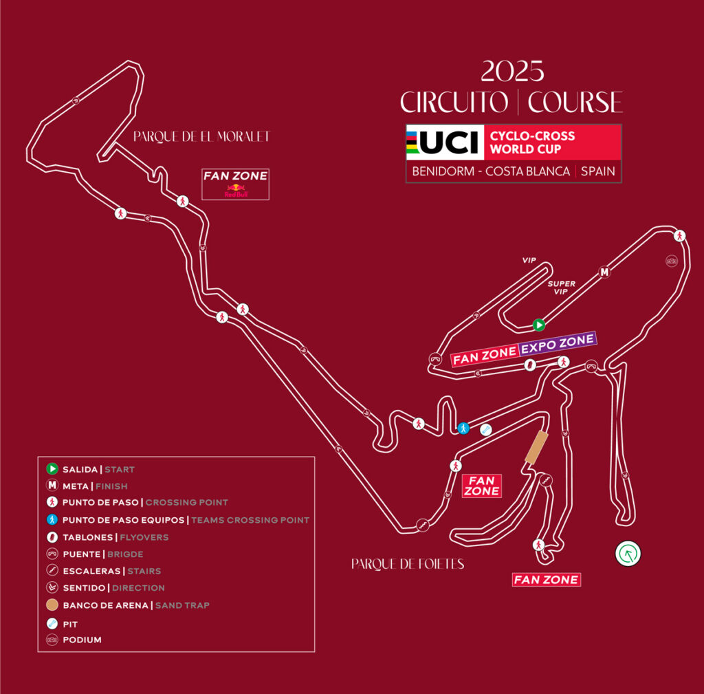 Circuito de la Copa del Mundo de Ciclocross UCI – Benidorm Costa Blanca 2025