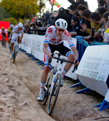 Michael Vanthourenhout, en el arenero del Parque de Foietes. Foto de Sprint Cycling