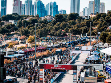 Panorámica de la Copa del Mundo de Ciclocross UCI - Benidorm Costa Blanca 2025. Foto de Sprint Cycling