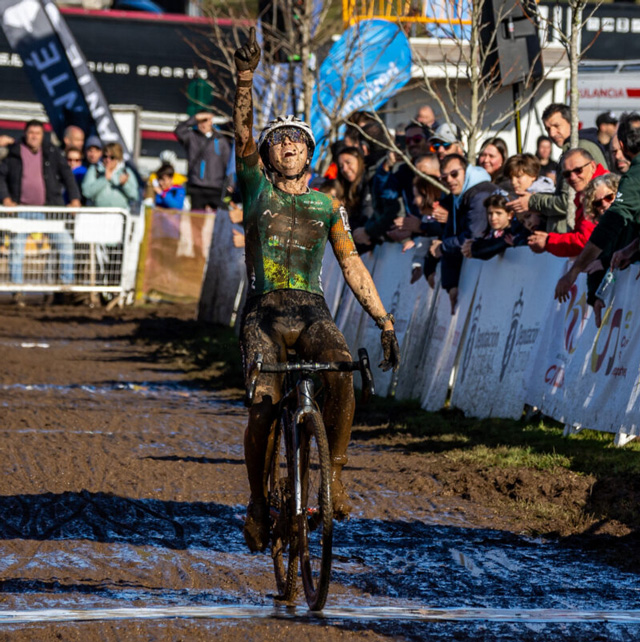 Sofía Rodríguez se proclamó campeona de España este domingo en As Pontes. Foto de Nesta-MMR