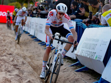 Michael Vanthourenhout, en el arenero del Parque de Foietes. Foto de Sprint Cycling